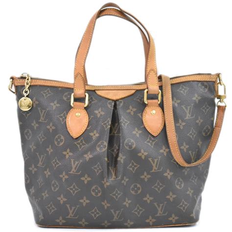 Louis Vuitton Palermo PM M40145 Monogram Canvas 2way Tote 